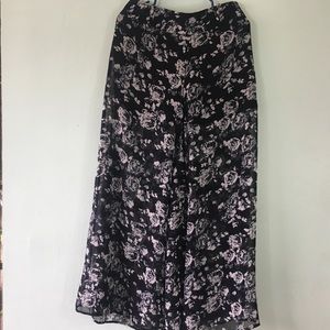 ✨FOREVER 21 SHEER HIGH WAIST WIDE LEG PANTS